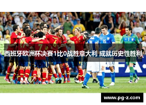 西班牙欧洲杯决赛1比0战胜意大利 成就历史性胜利