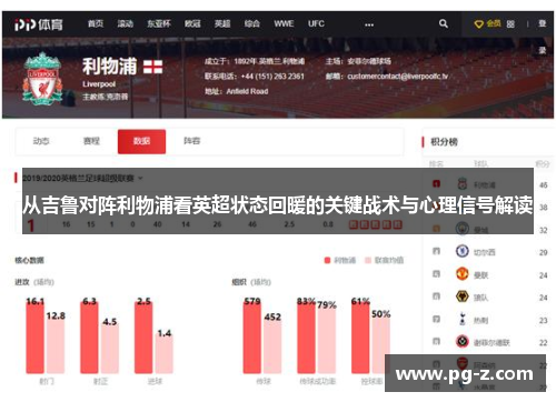 从吉鲁对阵利物浦看英超状态回暖的关键战术与心理信号解读